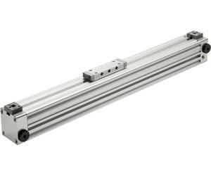 Cilindro Sin Vástago 40-1200mm - Magnético - Amortiguación - Guía corta