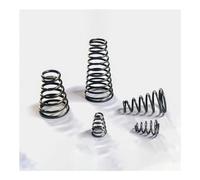 Cilky Muelles de torre de resorte de presión cónico, resorte de compresión de cono cónico, resorte de presión de acero/acero inoxidable, 10 Uds. Compresión de resortes pequeños ( Size : 10pcs 0.7*6.5-