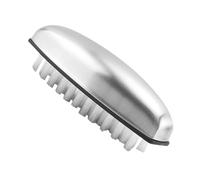 CIMAXIC Cepillo de Acero Inoxidable para Limpieza de Manos con Jabón Desodorizante Cerdas de Nailon para Eliminar Olores de Ajo Cebolla y Pescado Herramienta Duradera para Cocina y Uñas