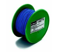 Cimco, cable de plomo en plástico, color blanco, 100 metros en carrete, sección 0,5 x 0,6 mm, referencia 140778