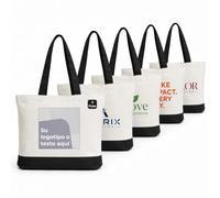 Cimpress Bolsa Personalizada, Pack de 1 to 100 | Añade tu foto, logo o texto, impresión por una o ambas caras, bolsa reutilizable para regalos, uso diario, tiendas y eventos