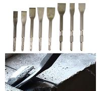 Cincel para sds Plus para acero Carbono 14x180mm Punteado Cincel | Punta endurecida, para acero 45#, para vástago cuadrado, para ideal mampostería, 180mm longitud(14x180x25)