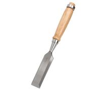 Cincel plano de 32 mm/1.3 pulgadas con mango de madera Kit de cincel para carpintería industrial Herramientas de tallado para artesanos de carpintería