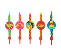 Cinereplicas dc comics - velas wonder woman (set de 10) - licencia ofi