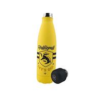 Cinereplicas Harry Potter - Botella de agua aislada de acero inoxidable de 500 ml Hufflepuff Vamos - Licencia oficial