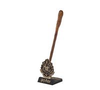 Cinereplicas Harry Potter - Pluma varita mágica con soporte y lenticular marcapáginas - Licencia Oficial (Ron Weasley)