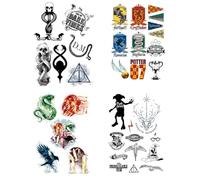 Cinereplicas Harry Potter - Tatuajes temporales (35 tatuajes) - Licencia Oficial