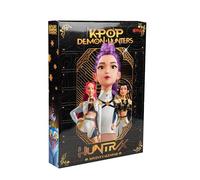 Cinereplicas KPop Demon Hunters - Calendario de Adviento dorado 2026 - 24 regalos incluidos - Papelería y pequeños accesorios - Licencia Oficial