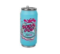 Cinereplicas KPOP DEMON HUNTERS - Taza isotérmica con pajita - Soda Pop Can - Licencia oficial
