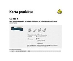 Cinta abrasiva sin fin para herramientas eléctricas cs411x 75mm x 533