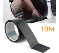 Cinta adhesiva 3D de fibra de carbono Nano para coche, tira protectora de pasta para espejo de puerta, película de protección DIY, vinilo adhesivo impermeable, 1-10m 1m Long