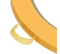 Cinta adhesiva amarilla de 50M/20M/18M, cinta adhesiva de papel texturizado, decoración de pintura de coche, rasgado manual sin costuras sin marca for pintar(6mm 50M)