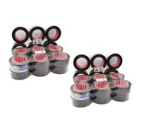 Cinta Adhesiva Color Marrón 48mm*150m Rollo de Embalaje Resistente Multiusos Paquete de 36 Rollos Cintape