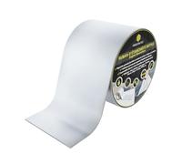 Cinta adhesiva de aluminio de butilo - Cinta impermeable para techos, canalones & solin - Cinta adhesiva de aluminio resistente a fugas - UV/tiempo extremo - Uso versátil (10 cm x 10 m - plata)