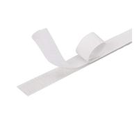 Cinta adhesiva de gancho y bucle, cinta adhesiva autoadhesiva, resistente, reutilizable, de doble cara, cinta adhesiva de fijación trasera, color blanco, 5 cm-2 m