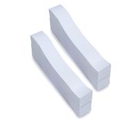 Cinta adhesiva de papel blanco de 19,2 x 2,9 cm, 200 unidades | Cinta para agrupar dinero en efectivo, correa de papel blanco para agrupación de facturas, cajeros y contabilidad