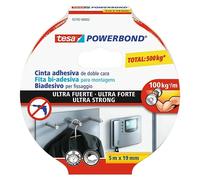 Cinta adhesiva de papel Powerbond Ultra Fuerte (5 m x 19 mm)