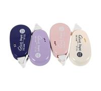 Cinta Adhesiva de Puntos para Manualidades Pet 4 Piezas | Residuos, Fácil de Cortar y Rasgar, Rodillo de Recambio para Álbumes de Recortes