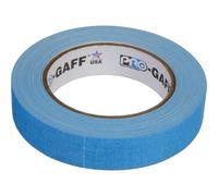Cinta adhesiva de tela Pro Tapes Pro Gaff de 24 mm x 22,8 m, color azul fluorescente.