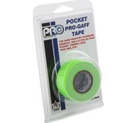 Cinta adhesiva Pro Tapes Pro Gaff Pro Pocket de 24 mm x 5,4 m, color verde fluorescente.