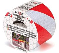 CINTA ADHESIVA REFLECTANTE BLANCA / ROJA 33m x 100mm