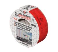 CINTA ADHESIVA REFLECTANTE ROJA 25m x 50mm