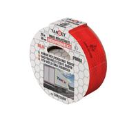 CINTA ADHESIVA REFLECTANTE SEGMENTADA ROJA 25m x 50mm