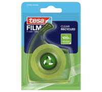 Cinta adhesiva y dispensador ecoLogo tesafilm Eco & Clear, 33 m x 15m