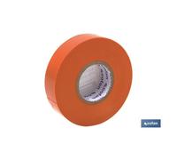 Cinta aislante 180 micras naranja 19mmx20 metros caja 10 unid.