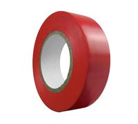 Cinta aislante 20 m. x 19 mm. roja uso doméstico