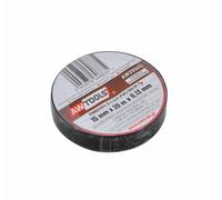 Cinta aislante awtools 50 mm x 33 m negra, ideal para aislamiento elé