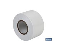 Cinta aislante blanca de 130 micras 50 mm x 33 m
