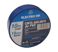 Cinta aislante pvc 10mx19mm azul