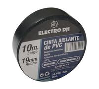 Cinta aislante pvc 10mx19mm. negra