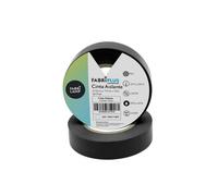 Cinta aislante pvc negra 19 mm x 10 m, flexible y duradera para electr