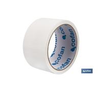 Cinta americana blanca 180 micras 50 mm x 25 m