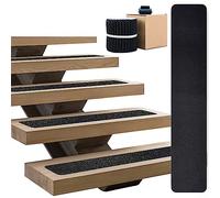 Cinta antideslizante para escaleras, adhesivo antideslizante para piso, PVEA resistente al agua y al aceite, para escaleras, baño, grava de grano negro