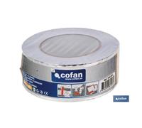 Cinta de aluminio 30 micras 75 mm x 45 m