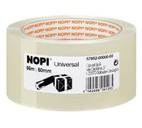 Ruban adhésif d'emballage nopi 57952 l x l 66 m x 50 mm transparent p