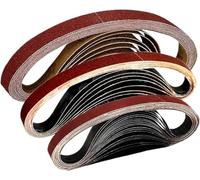 Cinta de lijado, Banda de Lijado 10x330mm 13x457mm 20x520mm Grano 40-1000(10pcs 13.00mm,600 Grit)