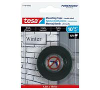 Cinta de montaje tesa para exteriores 1,5m x 19mm, ideal para fijacion