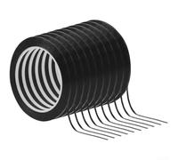 Cinta de PET de montaje electrónico de 3 mm x 66 m, 10 rollos resistentes a altas temperaturas hasta 130 °C para procesos de horno de reflujo y preparación de PCB (juego de 10 rollos))