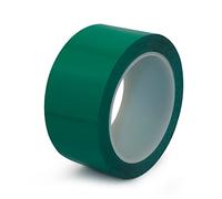 Cinta de precaución de peligro roja y blanca, adhesivo de advertencia multicolor 50 mm x 40 m(Green)