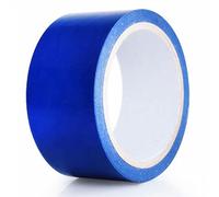 Cinta de precaución de peligro roja y blanca, advertencia adhesiva de PVC 48 mm x 15 m Multicolor(Blue)