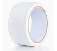 Cinta de precaución de peligro roja y blanca, advertencia adhesiva de PVC 48 mm x 15 m Multicolor(White)