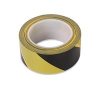 Cinta de precaución de peligro roja y blanca, barrera de advertencia multicolor 45 mm x 33 m(Yellow/black)