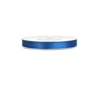 Cinta de raso para decoración de bodas 25 m x 6 mm Cinta de regalo Cinta de antena Cinta Azul