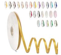 Cinta de satén de 6 mm de grosor, cinta de satén de 91 m de grosor, cinta de satén para tartas, cinta de tela para manualidades, lazos para el pelo, ramos, flores, aderezos, decoración de bodas,
