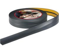 Cinta de sellado de PVC flexible color antracita, de 25 metros, para juntas y esquinas