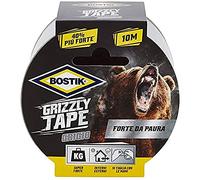 Cinta de tela Bostik Grizzly Tape gris 10 m x 50 mm